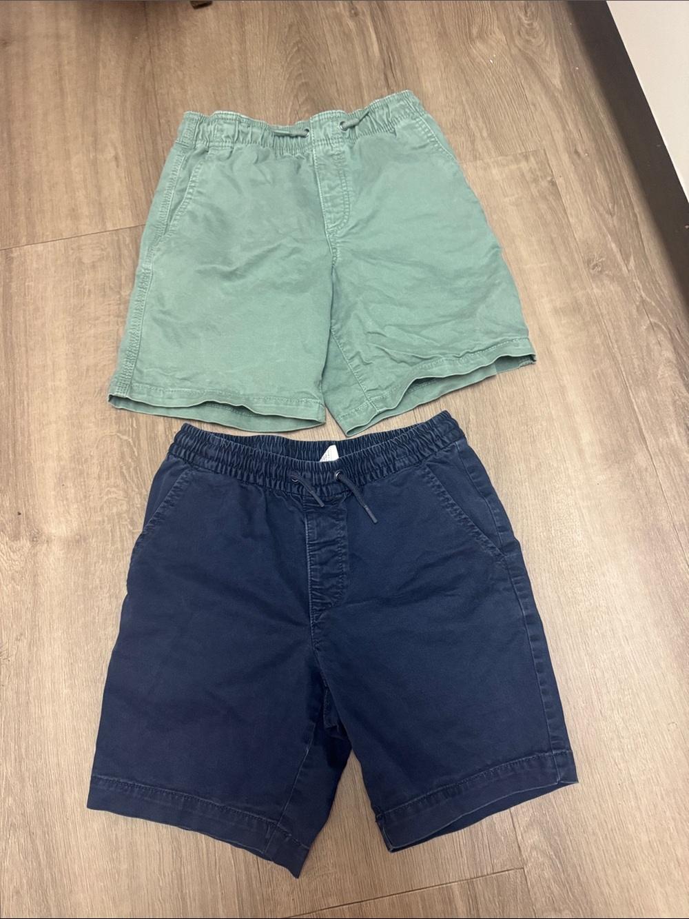 GAP Boys' Elastic-Waist Shorts — Navy and Seafoam
